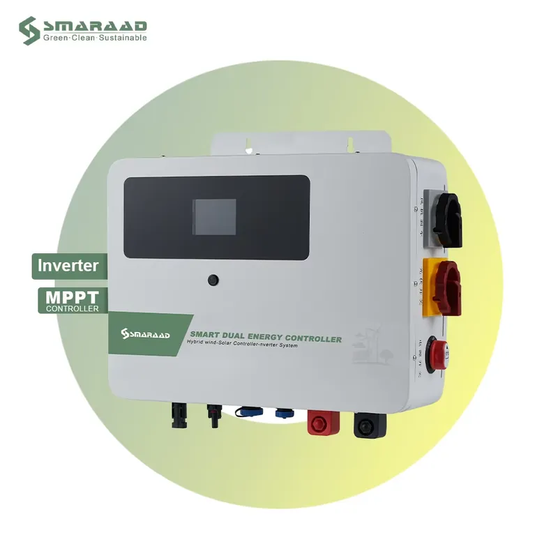 Hybrid Solar Inverter - Controlador Inversor Híbrido Eólico-Solar SMARAAD 1.5KW,