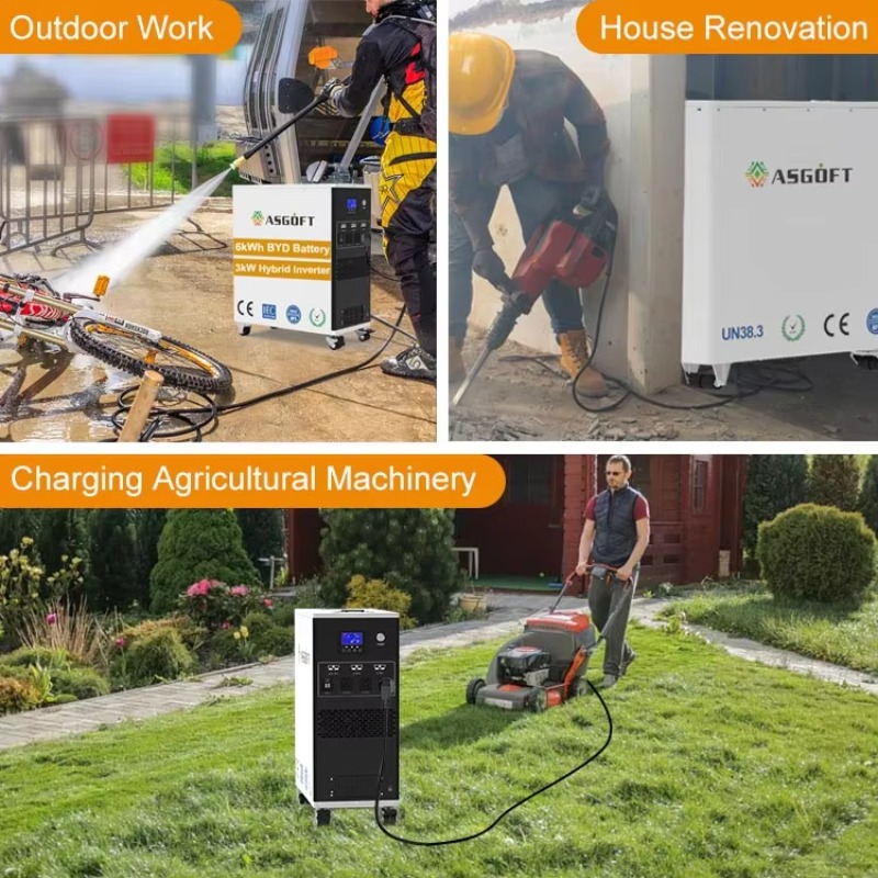 6kwh ao ar livre tudo em um es - Hybrid Solar Inverter avaliação e preço