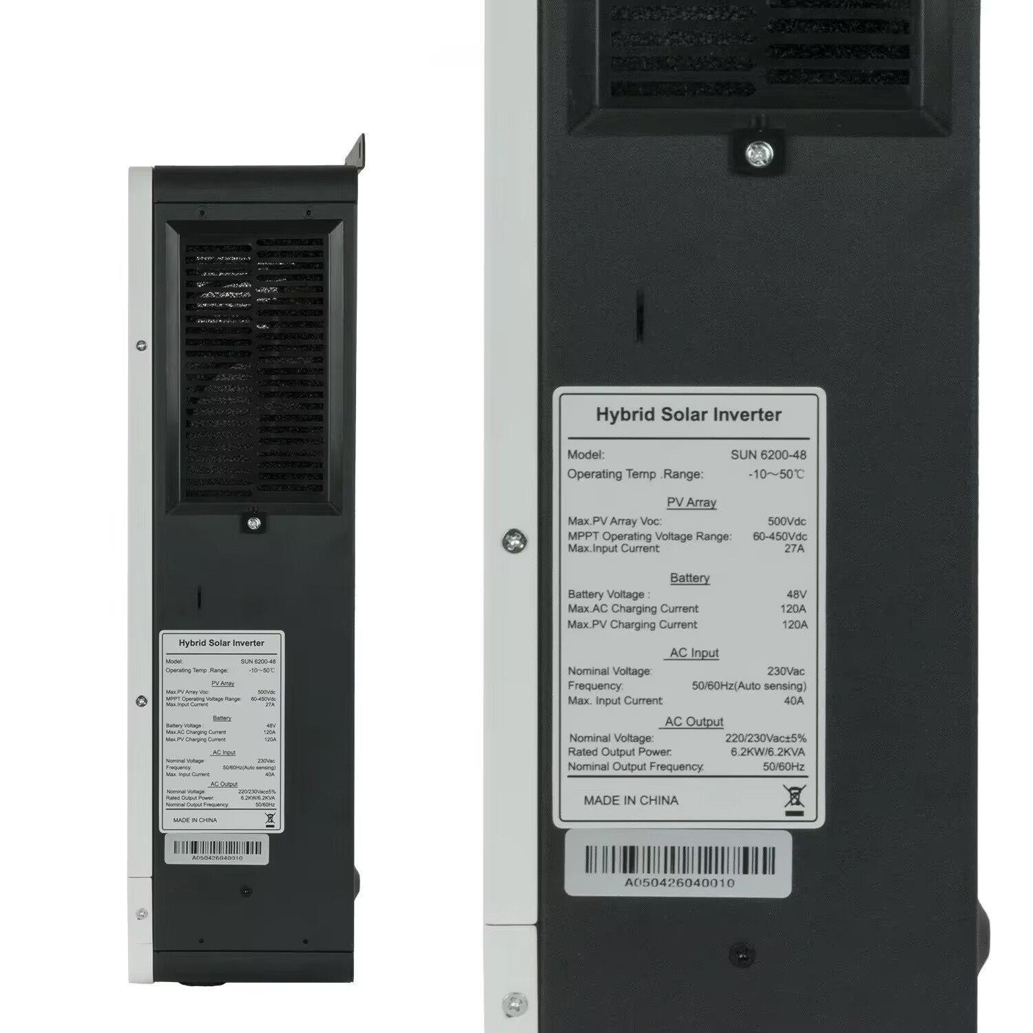 Inversor solar híbrido 6.2KW 4 - Hybrid Solar Inverter avaliação e preço