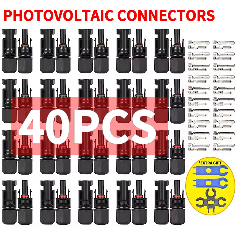 400/200/100/40/20/10 peças con - Solar Cable Mc4 Connector avaliação e preço