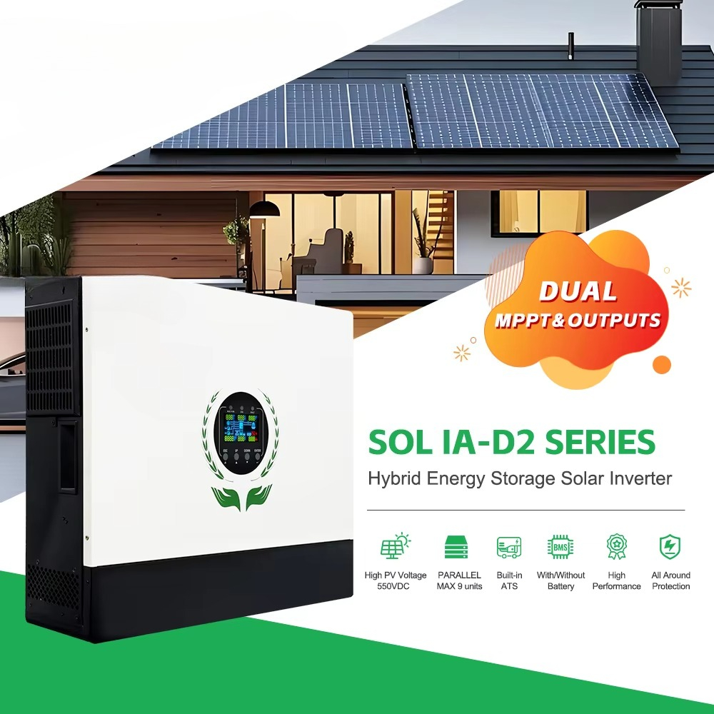 Inversor solar híbrido MPPT e  - Hybrid Solar Inverter avaliação e preço
